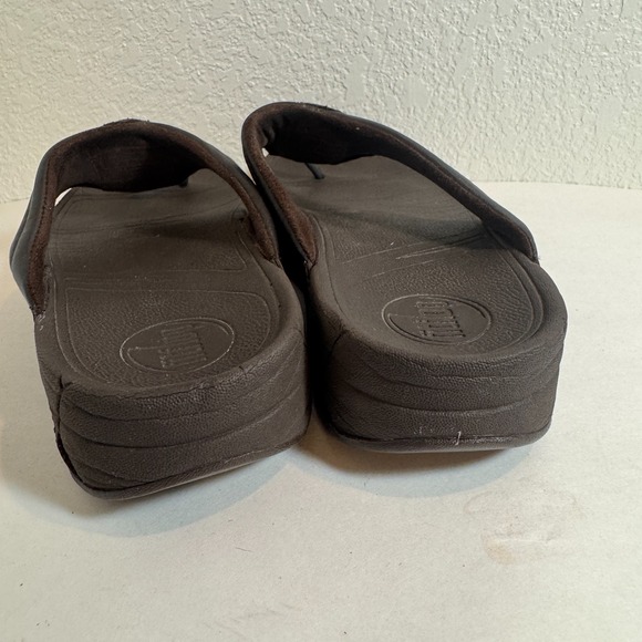 FitFlop Walkstar Brown Sandals  Toe Post Thongs Womens 7‎ - Picture 16 of 16